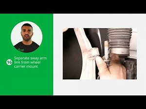 Arnott front left air strut installation video for Mercedes-Benz GL(S) (X166) & ML/GLE (W166)