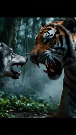 Tiger vs Wolf 🐅🐺 | Ultimate Jungle Fight for Survival | National Geographic Style