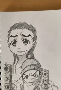 Riley Freeman Sketch — Boondocks Fan Art