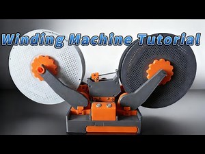 DIY 3D Printed Filament Winder 2.0 – Cable Winder Instructions #windingmachine #Winder #3DPrinting