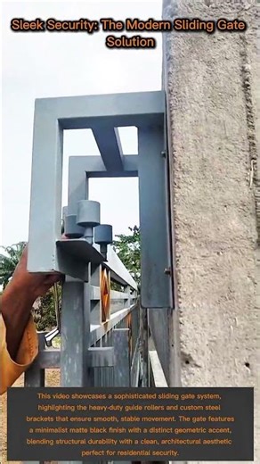 Sleek Security: The Modern Sliding Gate Solution