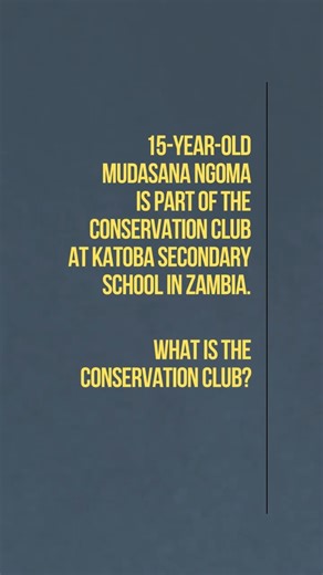 Meet Mudasana Ngoma. She’s a student environmental activist who spoke with us about how to combat climate change in Zambia. | Catholic Relief Services