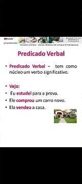 VOCÊ SABIA que há três tipos de predicado?