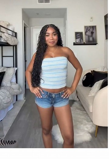 Aeropostale Denim Shorts Outfit Ideas | Mall Haul