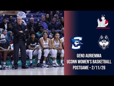 Geno Auriemma: UConn women’s basketball postgame press conference (Creighton) - 2/11/26