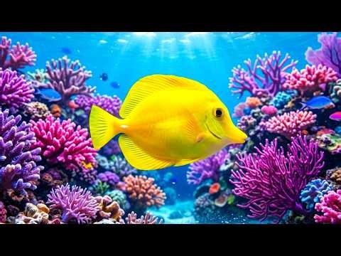 Relaxing 4K Aquarium 🐠 Stunning Jellyfish & Coral Reef Ocean Escape Ultra HD