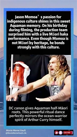 This Aquaman Behind‑the‑Scenes Moment Is So Heart‑warming #flim#movie