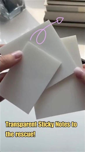Perfect Diagrams Every Time! Transparent Sticky Notes Study Hack