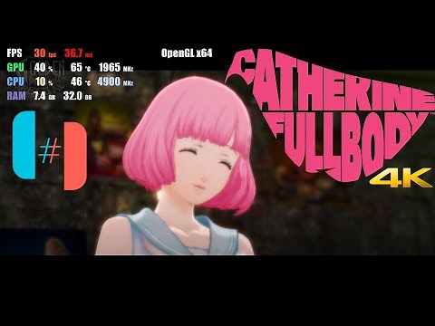 Ryujinx 1.0.6787 | Catherine Full Body 4K UHD | Switch Emulator Gameplay
