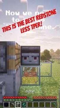 Ender Pearl Wireless puller! #minecraft #shorts #redstone #enderpearl #stasis #wireless #gaming