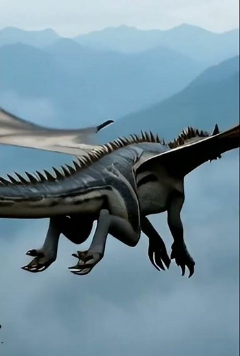 Flying Dragon in the Sky | Epic Dragon Animation | Fantasy AI Shorts