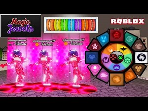 TRANSFORMAÇÕES DA LADYBUG NO MAGIC JEWELS!! - Roblox