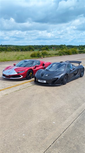 357K views · 5K reactions | Mclaren P1 vs Ferrari 296 GTS! Can the P1 fend off the Ferrari?! https://bit.ly/Carwow-Drag-Race-18-04 | carwow | Facebook