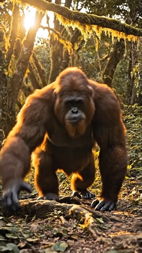 WildLens Chronicles on Instagram: "The Real King Kong. 🦍👑 We usually think of King Kong as just a movie character... until you look at the fossil record. 🦍 Meet Gigantopithecus. It was the largest primate to ever walk the Earth. While it looks like a modern Orangutan, the scale is completely different. These giants stood nearly 10 feet tall and weighed over 1,000 pounds. In this video, you can see the sheer power in those arms. It didn't need to hide in the trees; it ruled the forest floor of