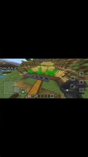 How to Build a Fully Automatic Wheat Farm! 🌾(#minecraft )
