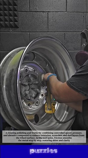 Mirror Finish Wheel Polishing Process | Satisfying Metal Restoration 😱
