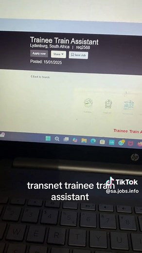 Transnet Trainee Train Assistant Program Overview