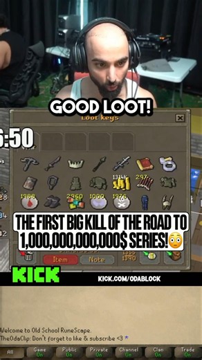 The Road To $1Trillion GP Has BEGUN! 💀 #osrs #odablock