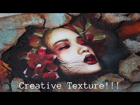 Abstract Realism// How to be Creative with Texture// Portrait Painting
