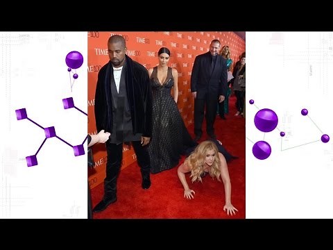Comedian Amy Schumer Pranks Kanye West, Kim Kardashian on Red Carpet
