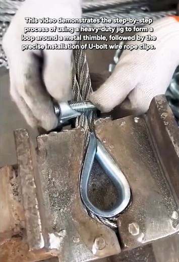 How to Properly Install Wire Rope Clips and Thimbles for Heavy Lifting