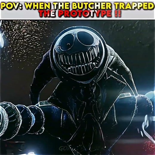 Buthcer Just Cooked Prototype Easily 💀#poppyplaytime #prototype #shorts