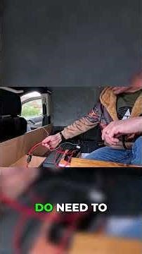 Campervan Electrics Test Fit: CTEK Charger Setup #campervan #vanlifevoyages #diy