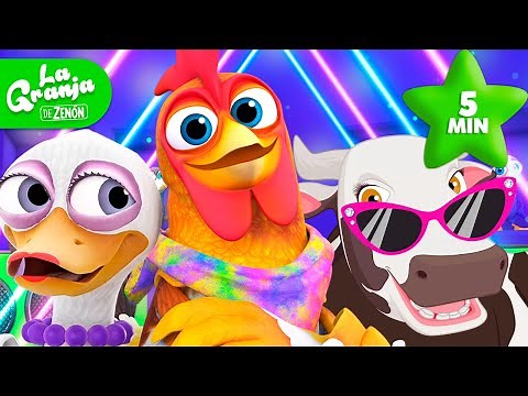 🐓 El GALLO y LA PATA REMIX 🦆 + La VACA LOLA REMIX 🐮| La Granja de Zenón