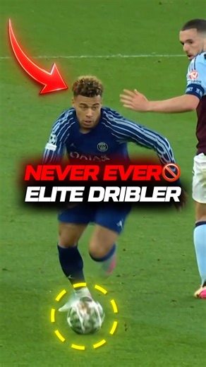 NEVER EVER BECOME AN ELITE DRIBBLER😳❌ #doue #psg #football #soccer
