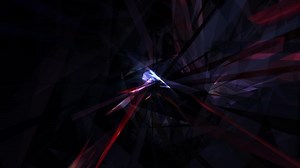 Download Dark blue red  chaos triangle fiber moving in mesh tunnel for free