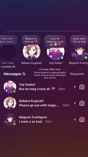 megumi my hoe 🤞🏻🥺 #fyp #xyzcba #virał #trending #jjk | Megumi Jjk