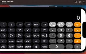 Xcode制作仿原生iOS计算器成果展示