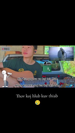 vim kuv yog tus ua koj tsis hlub🇹🇭🇱🇦🇨🇳#ສອນກີຕ້າ #เพลงม้ง #สอนเล่นกีต้าร์ #ເພງມົ້ງ #คอร์ดง่าย #fyb
