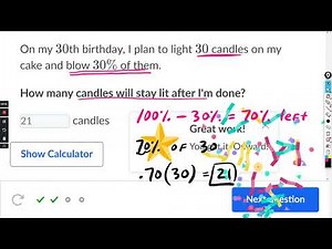 Percentage change word problems : Khan Academy