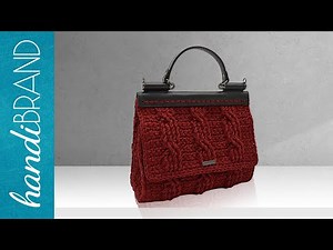 Crochet Wool Dolce Bag / Crochet Braids Tutorial | handiBRAND