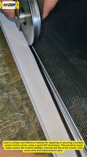 Smart Window Screen Frame Corner Repair Trick | Easy DIY Fix in Minutes