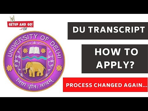 Step by Step process for Transcript Application for Delhi University | Latest Process | Dream Canada