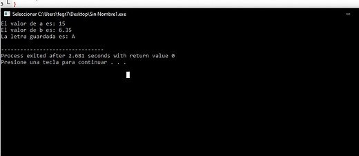 ▷ Tipos de Variables en Programacion C