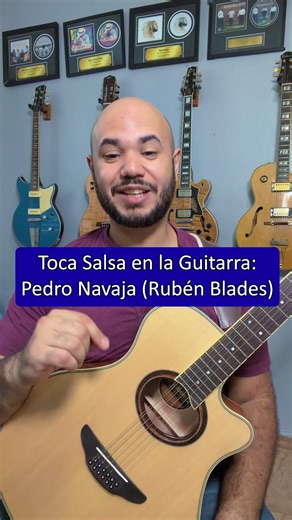 198K views · 5.7K reactions | Pedro Navaja llega a la guitarra. Desglosando el montuno clásico de Rubén Blades y Willie Colón, usando cuatro formas de tríadas y un sabor de clave 2-3. PDF + Tabs en los 12 tonos en Patreon. Comenta “guitarra” para el enlace. Usando mi @yamaha_guitars APX700II-12 (12 cuerdas) #salsa #guitarra | Richard Peña | Facebook