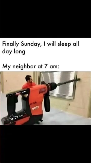 Sunday: I choose peace — Neighbour: I choose violence 🛠️💥#funny #shorts