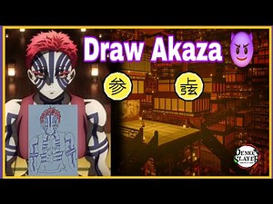 How to Draw Akaza : Epic Demon Slayer Art Tutorial