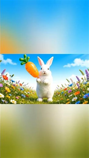 “Rabbit 🐇 & Dancing Robot 🤖 | Funny Cartoon for Kids #shorts”#animals#cartoon#animals#kidsvideo#cute