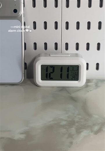 Wake Up Smarter with a Mini Digital Alarm Clock