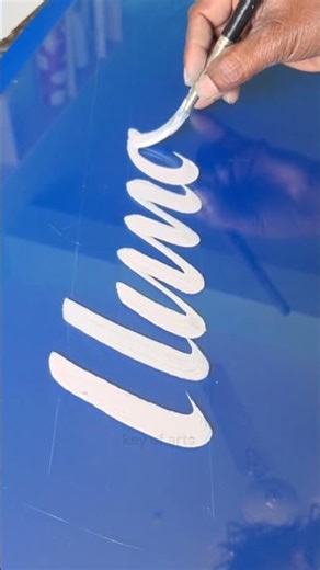 Himalaya Word Painting 😍 Easy Calligraphy Art #shorts #art