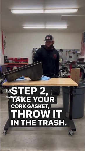 Today I demonstrate how to install a cork gasket