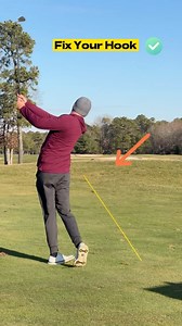 automatically fix your hook with this alignment stick drill ⛳️ #golf #golftips #golfdrills #golfswing | GetGolfing.com