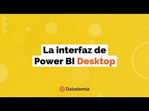 La interfaz de Power BI Desktop