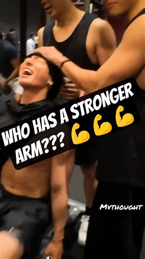 "Who's Got the Strongest Arm? Taehyung, RM or Jungkook"#shorts