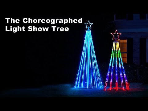 The Choreographed Light Show Tree
