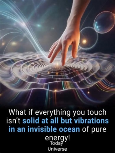 The deeper scientists look into matter, the more it seems to vanish. Beneath the surface, everything we see atoms, molecules, even your body is made not of solid particles, but of pure energy vibrating in endless motion. In quantum field theory, particles like electrons and protons aren’t objects but ripples in vast invisible fields, constantly appearing and fading. What feels solid is simply energy slowed and structured into patterns, like notes in a cosmic symphony. Quantum mechanics reveals t